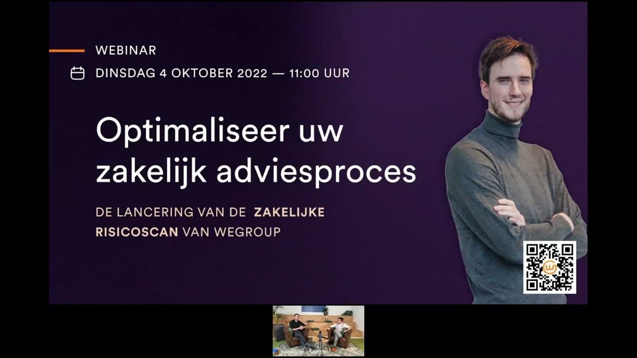 WeGroup presenteert Zakelijke Risicoscan