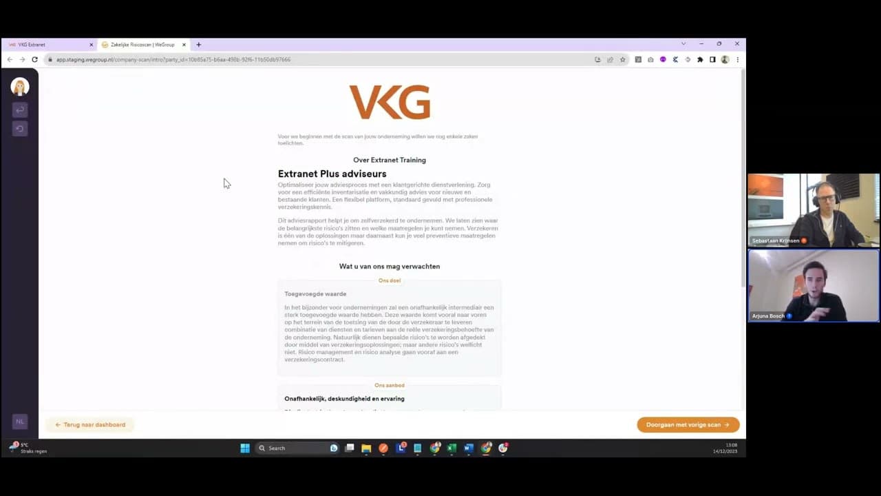 WeGroups inventarisatieplatform beschikbaar voor VKG adviseurs